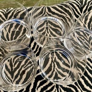 Set of 5 Double Old Fashion Glasses
